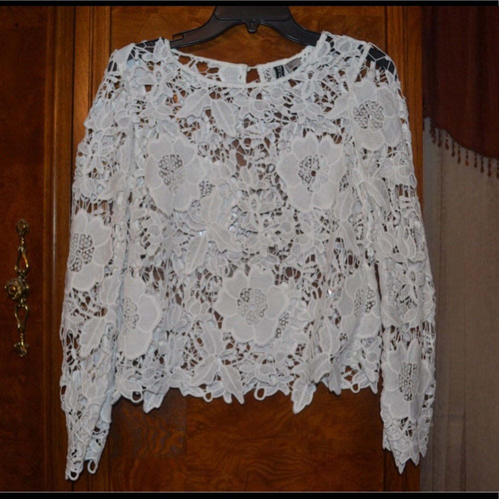 White Lace Top
